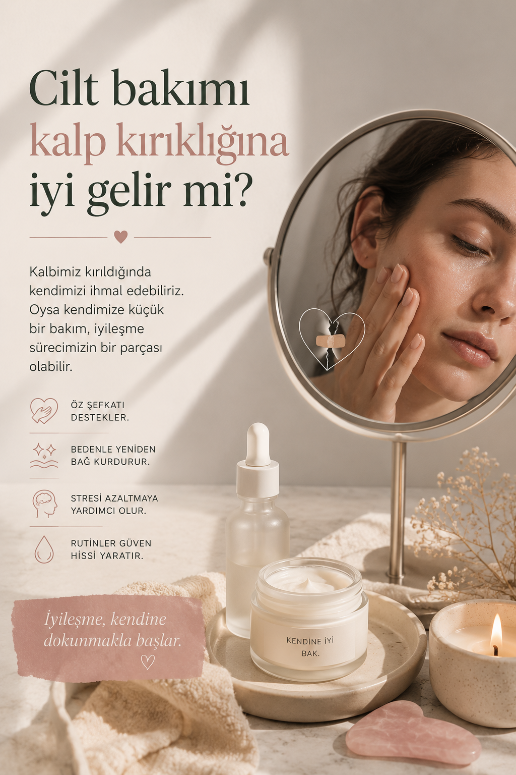 Cilt Bakımı Kalp Kırıklığına İyi Gelir mi?